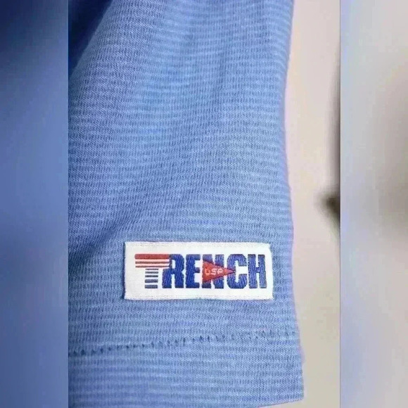 1992 QUEBEC NORDIQUES NHL Blue Single Needle Trench Ultra Tee Shirt Large USA - Picture 10 of 15